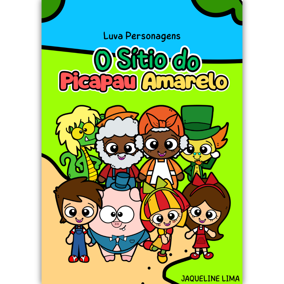 LUVA PERSONAGENS O SÍTIO DO PICAPAU AMARELO
